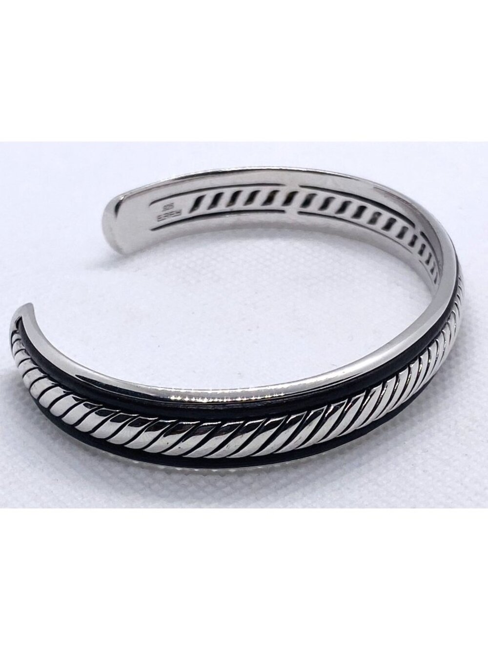 Effy Sterling Silver 925 Cuff Bracelet 7.5"